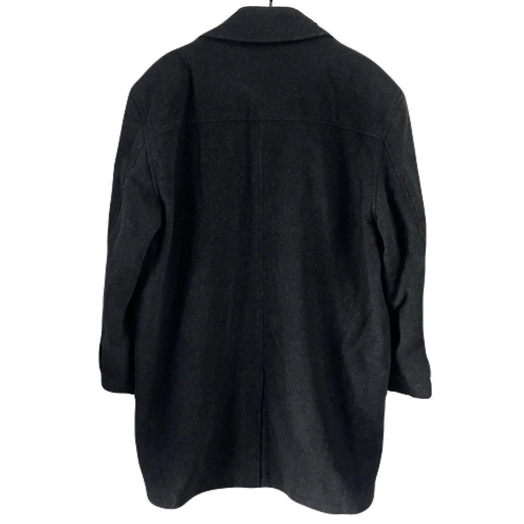 カシミヤ混　Nicole St Gilles ステンカラーコート　メンズ　XL