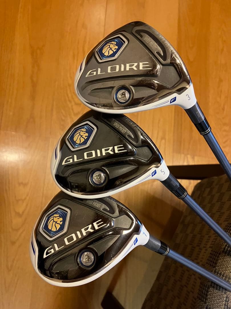 テーラーメイドGLOIRE F フェアウェイウッド 3本セット目立った傷や汚れなし