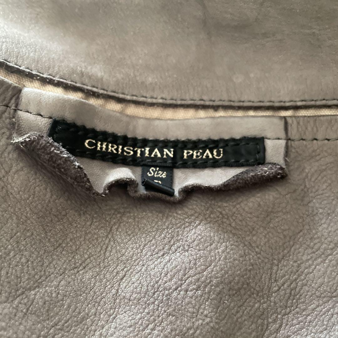 CHRISTIAN PEAU 本革ショルダーバッグ　2way レザー　A4