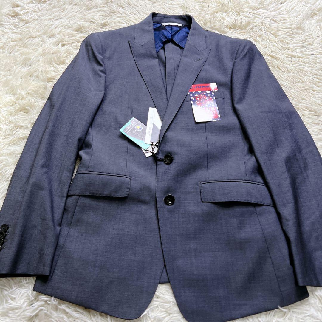 【未使用タグ付き】JUNKO スーツ セットアップ ネイビーA3 【未使用タグ付き】JUNKO スーツ セットアップ ネイビーA3