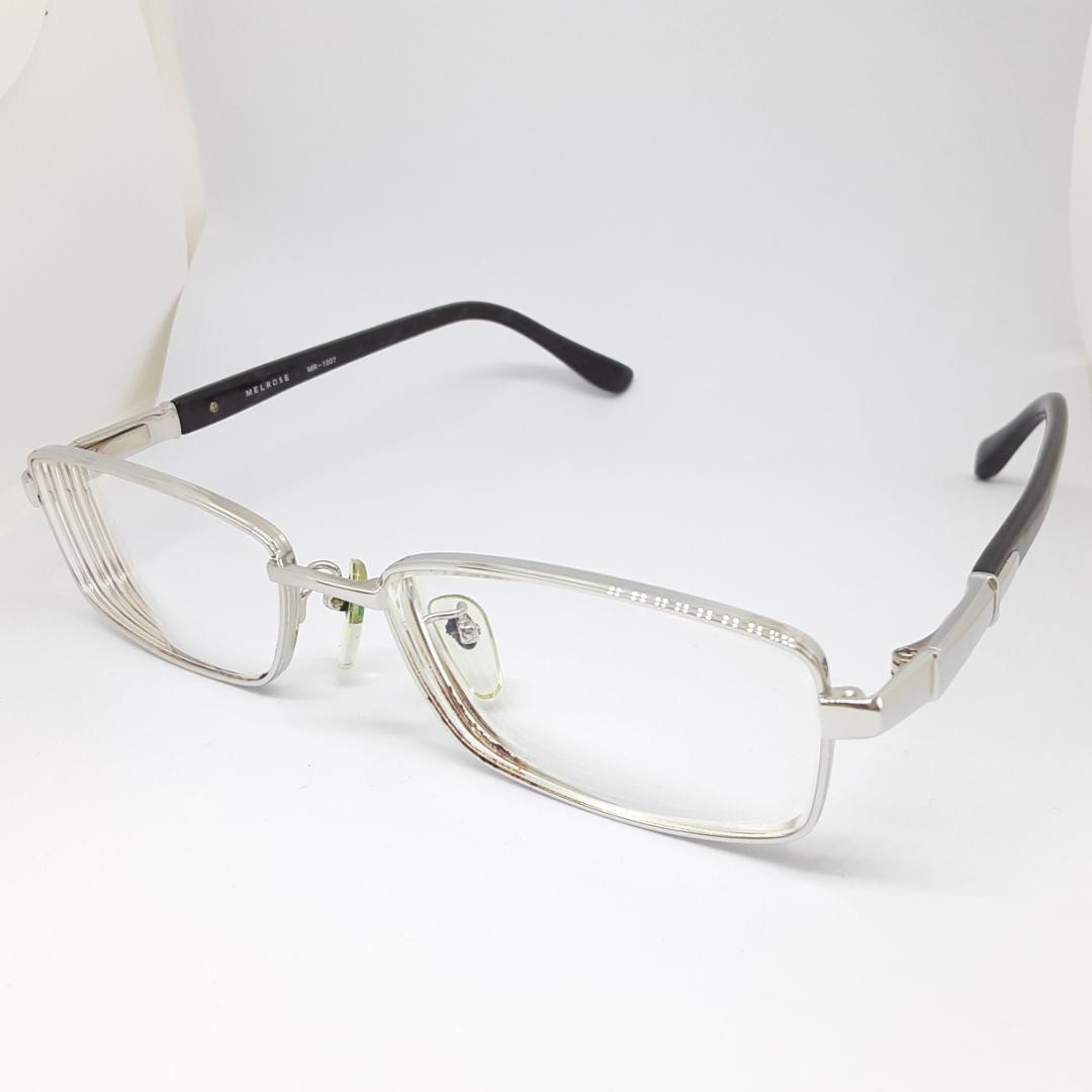 美品◎MELROSE メルローズ 度入り眼鏡 黒 アイウェア メンズ お洒落