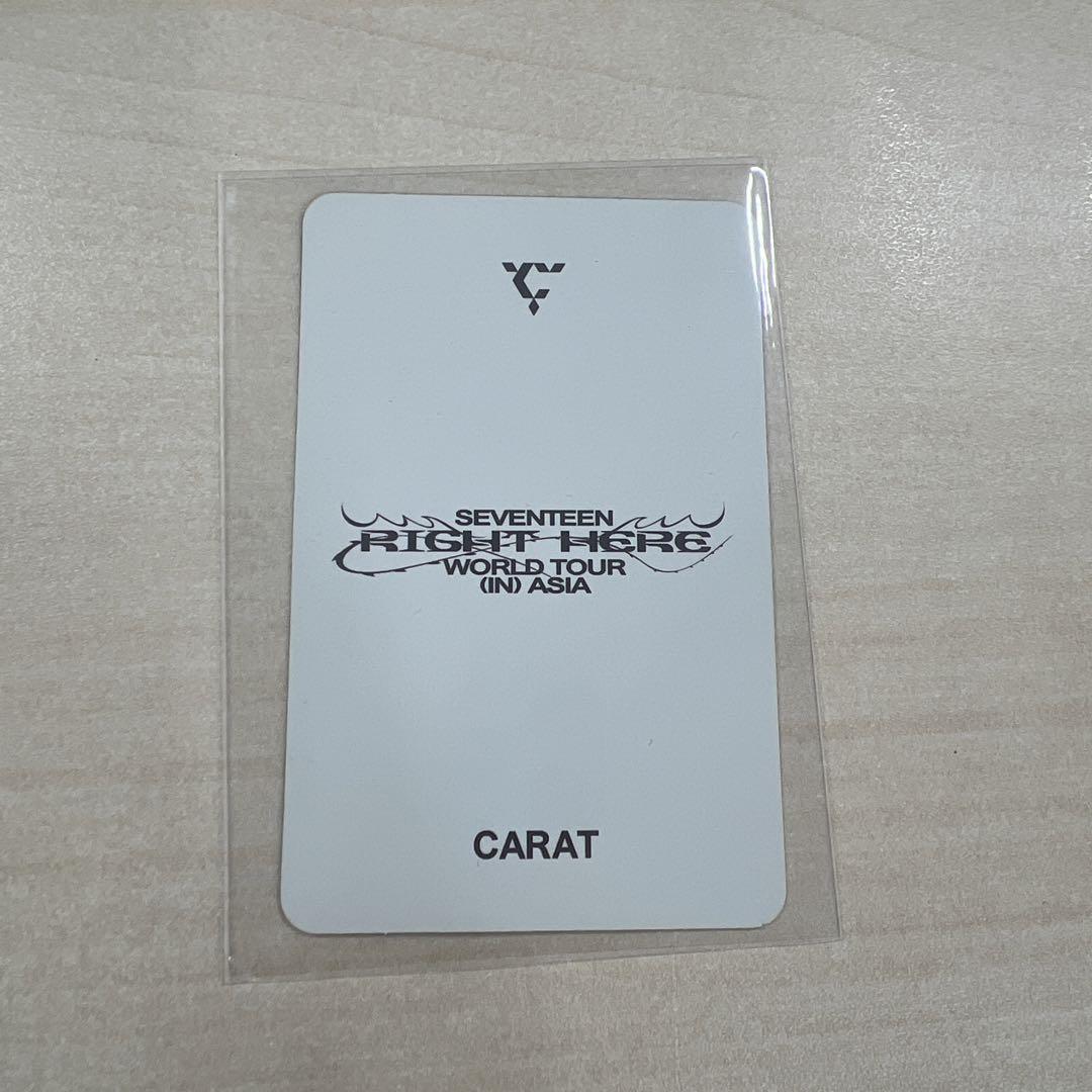 SEVENTEEN RIGHT HERE CARATZONE ジョンハン トレカ