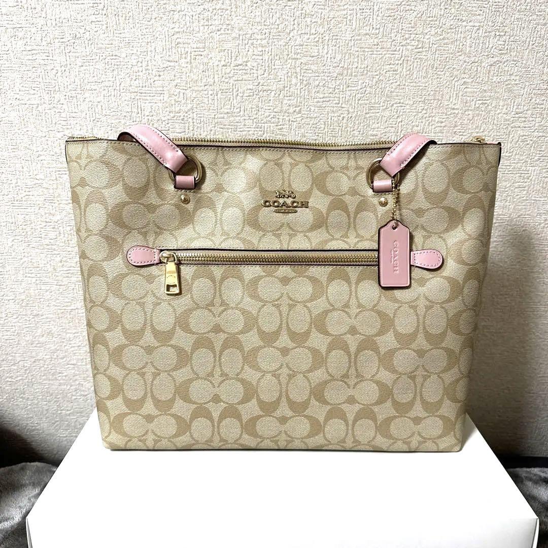送料込み追跡付き COACH 素敵  トート bag Brandol / COACH コーチ トートバッグ ダービー ミディアム