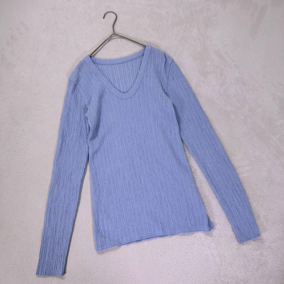 ウィムガゼット】 美品 トリコットバックシャンカットソー