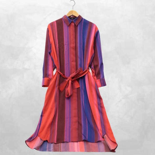 PS Paul Smith ウエストベルト プルオーバー ロングワンピース 38