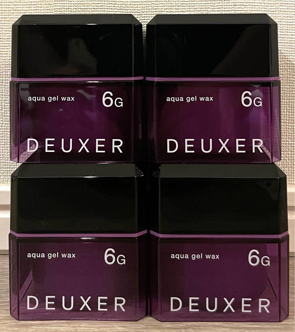 【新品4個セット】DEUXER デューサーアクアジェルワックス6G 80g