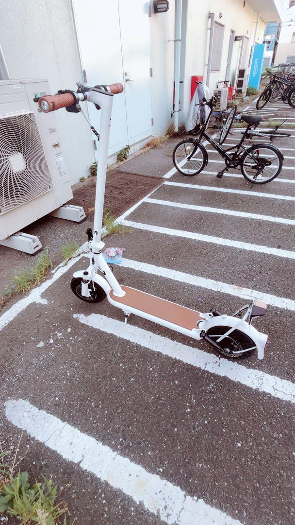 【早い者勝ち✨】おしゃれ 折りたたみ 電動アシスト自転車 キャラメルホワイト