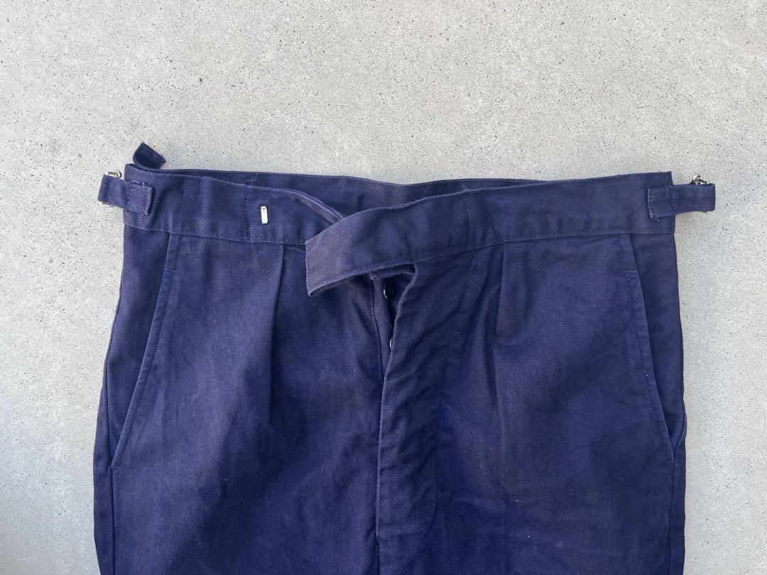70～80s  NAVY WORKING DRESS TROUSERS