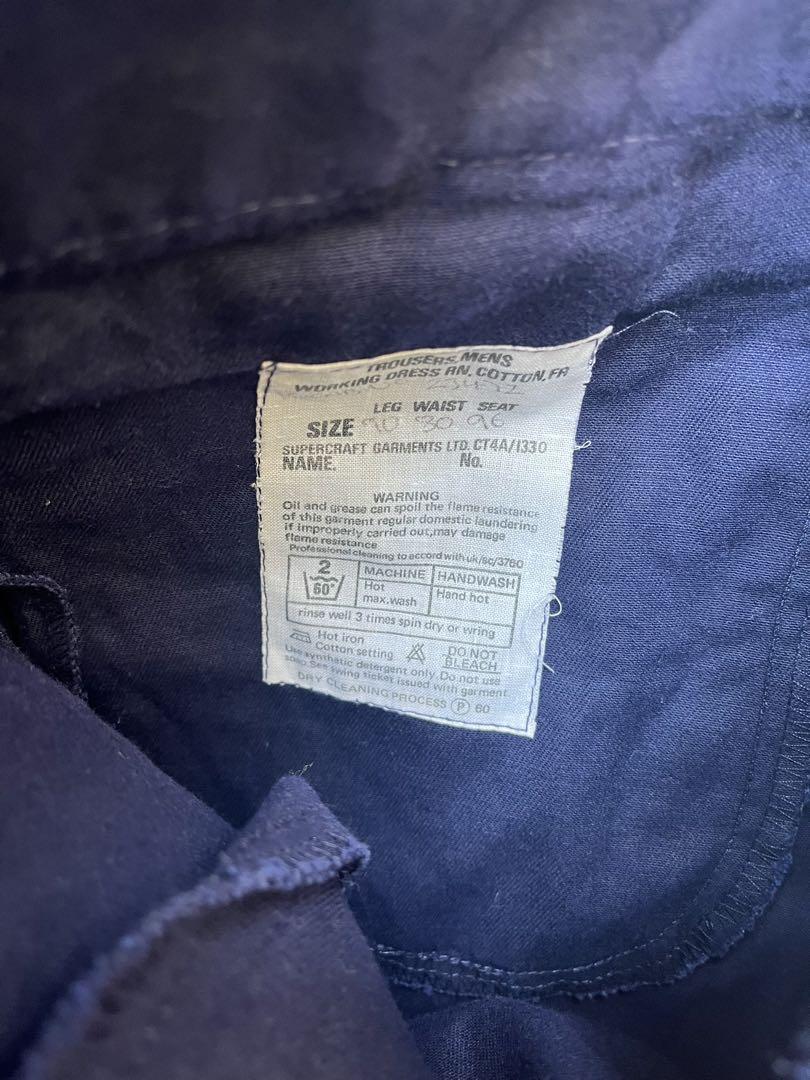 70～80s  NAVY WORKING DRESS TROUSERS