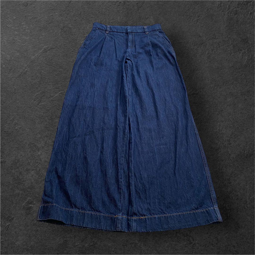 archive ZARA buggy denim pants y2k teck