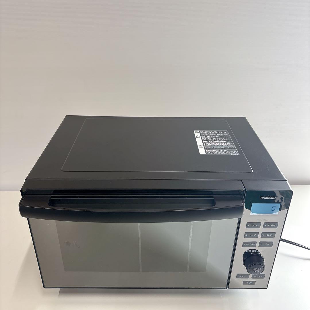 ツインバード センサー付きオーブンレンジ フラットテーブル 2020年製