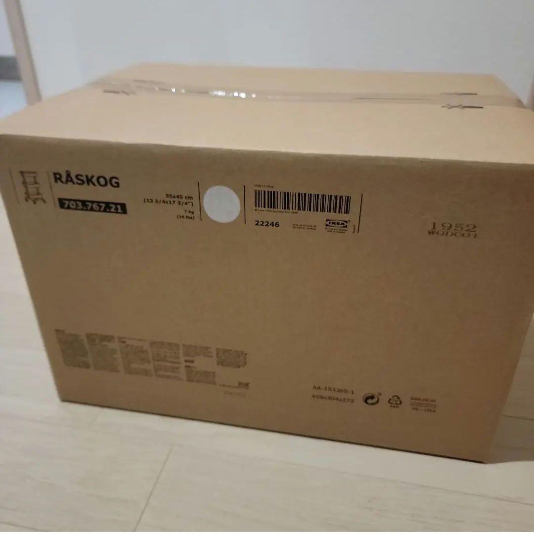 限定セール❗【新品未開封+オマケ】IKEA　イケア　ロースコグ　ワゴン　ホワイト