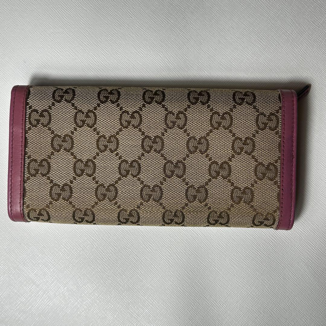 新品同様‼️ グッチ GUCCI 財布 長財布 GGキャンバス インター