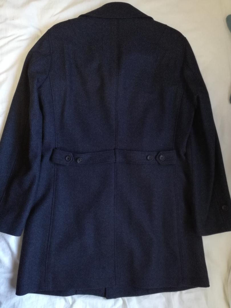 LANVIN en Bleu ランバンオンブルー ステンカラーコート ツイード柄