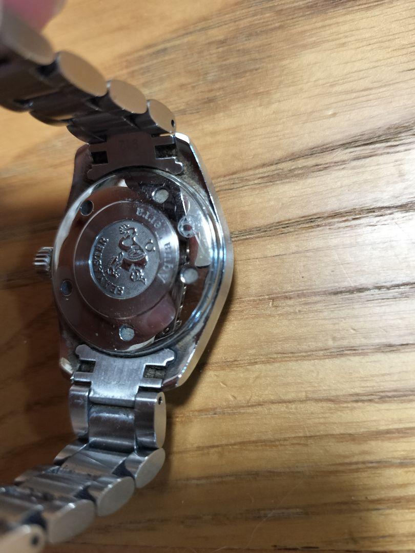 OMEGA ステンレス ブラック　黒　オメガ　レディース