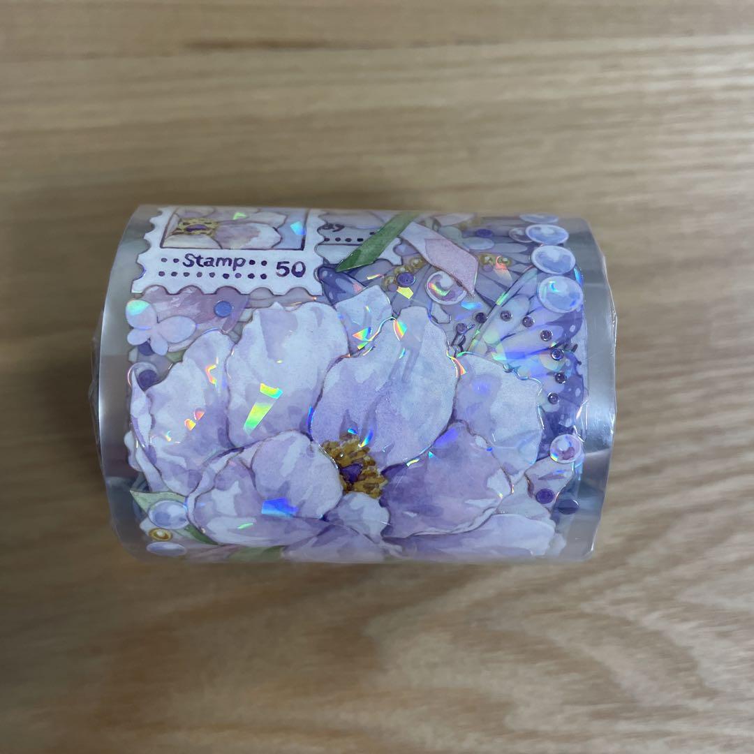 No.3海外製 装飾 マスキングテープ 贝壳光 花信风