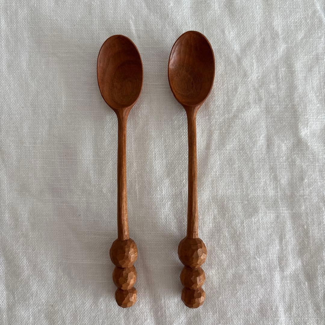 木工作家さんにオーダーしたスプーン 木工作家さんにオーダーしたスプーン 木工作家さんにオーダー