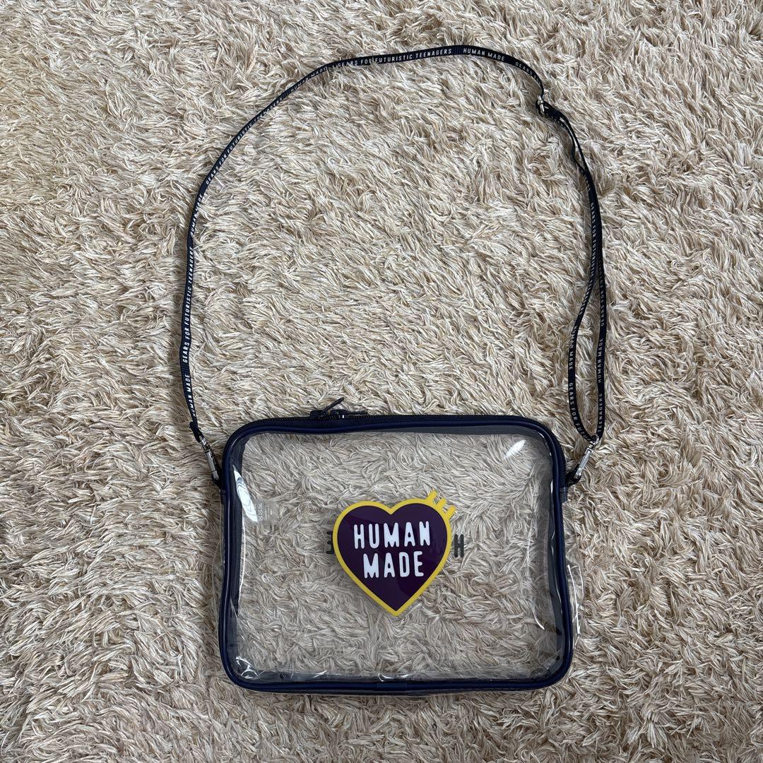 【HUMAN MADE】 PVC POUCH LARGE NAVY Human Made - PVC POUCH LARGE | HBX - Globally Curated