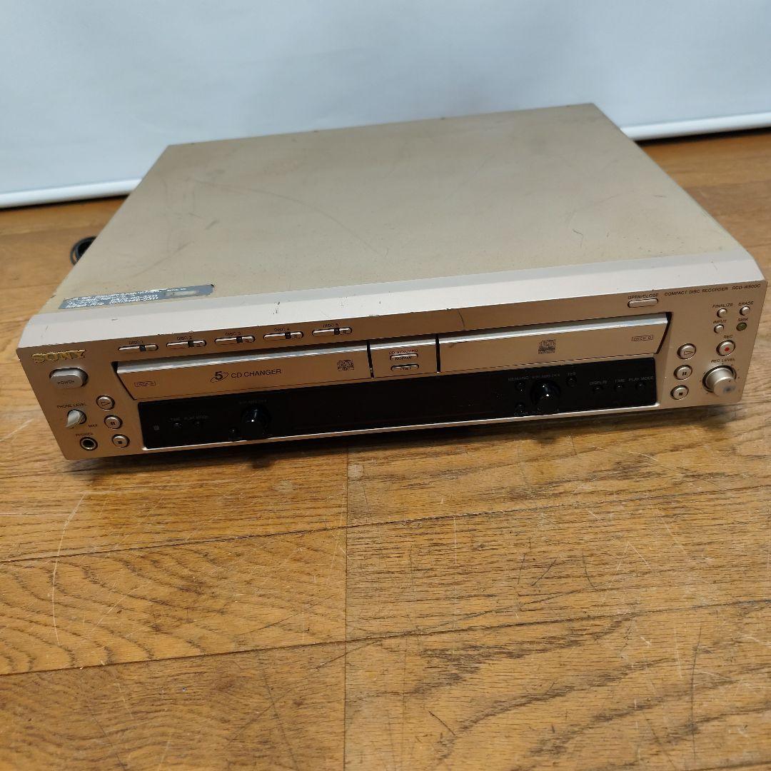 ジャンク SONY 5枚CDチェンジャーデッキ RCD-W500C - メルカリ