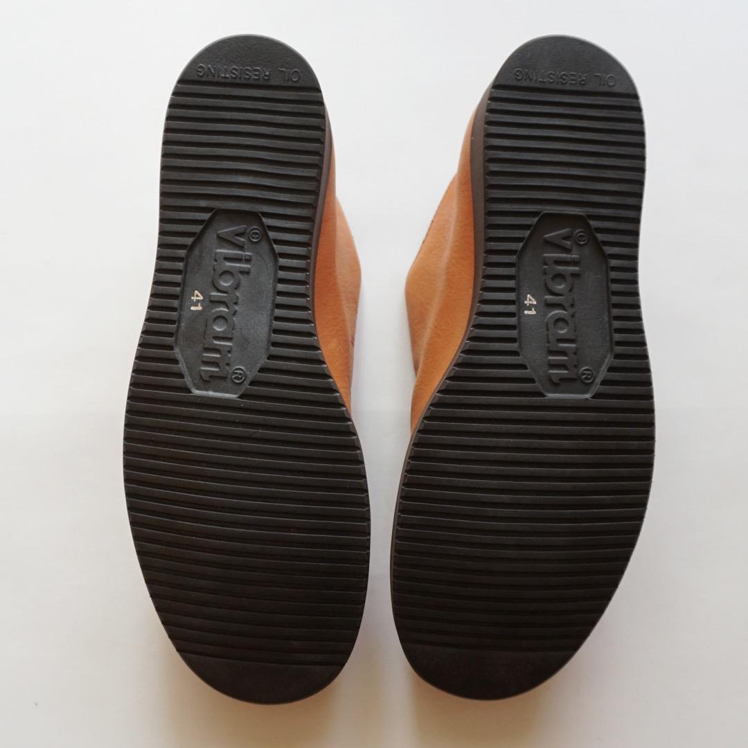 新品 Sot Shoes ソット シューズ、本革 ビブラムソール