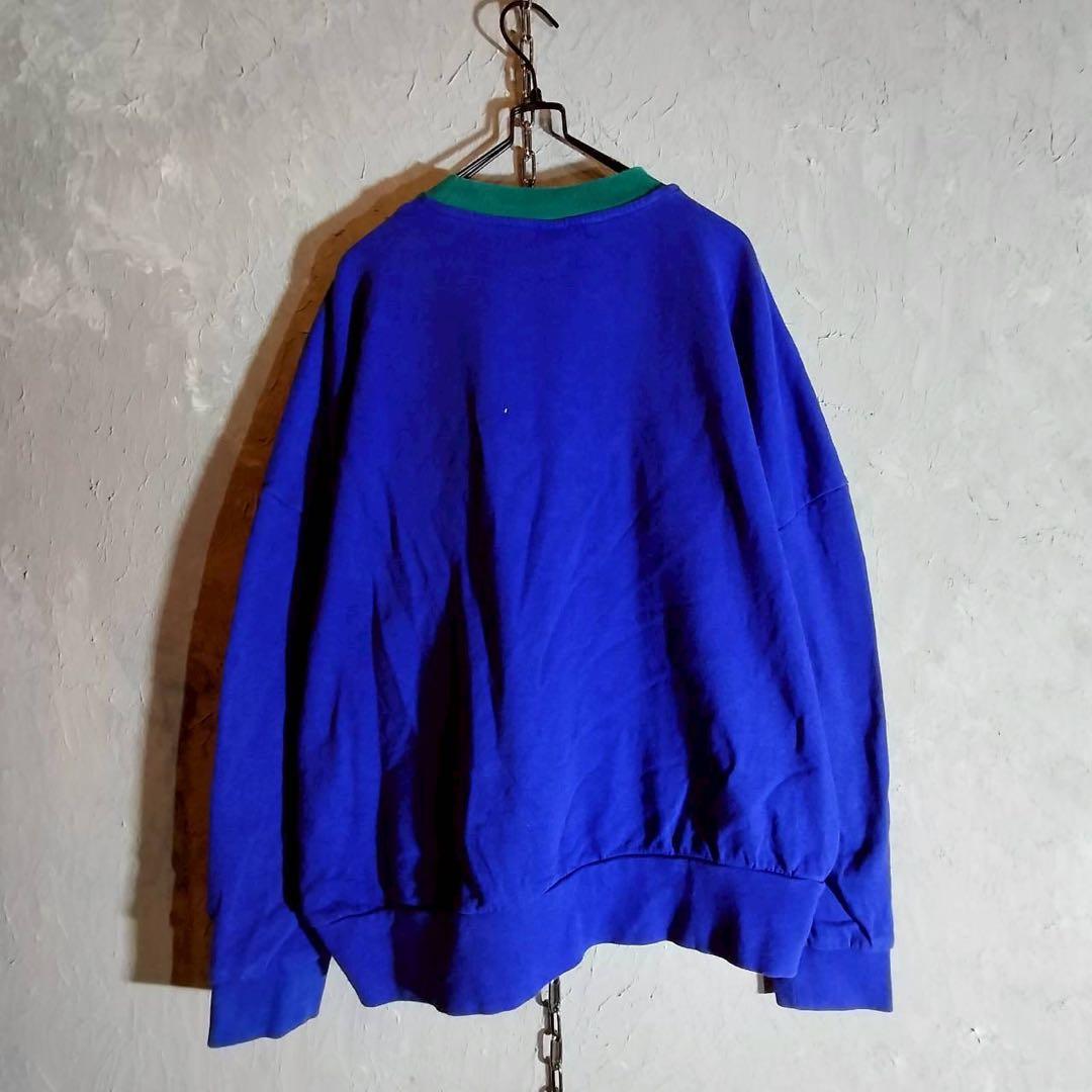 ドッキングスウェット　90s スウェット　トレーナー　クレイジーパターン　M