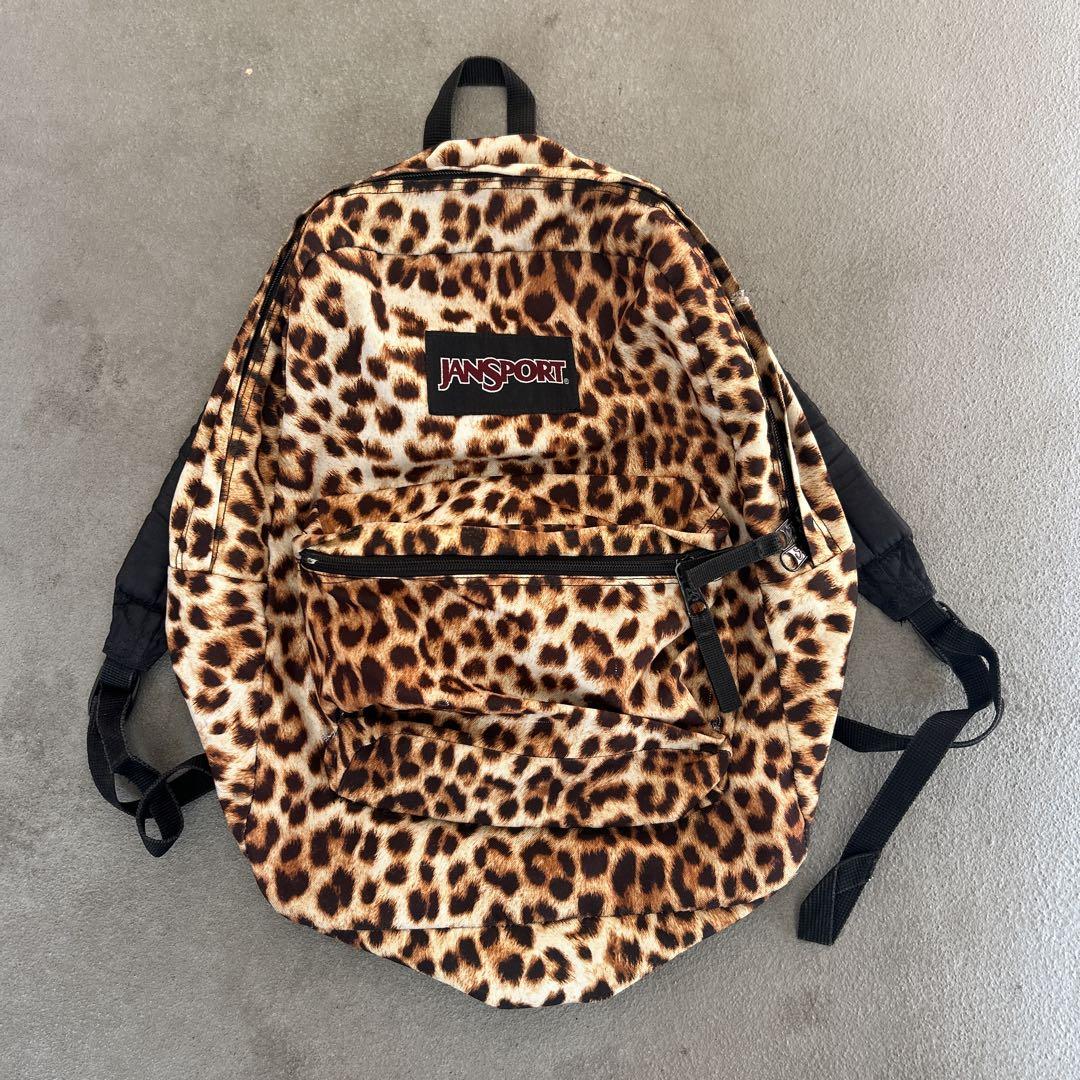 優先配送 激レア JANSPORT メルカリ - y2k ヒョウ柄リュック バッグ