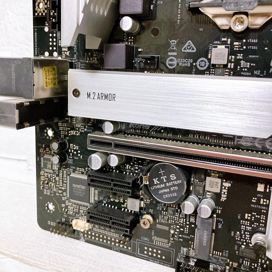 ASRock マザーボード B460M LGA2100 パソコン パーツ PC（B460M