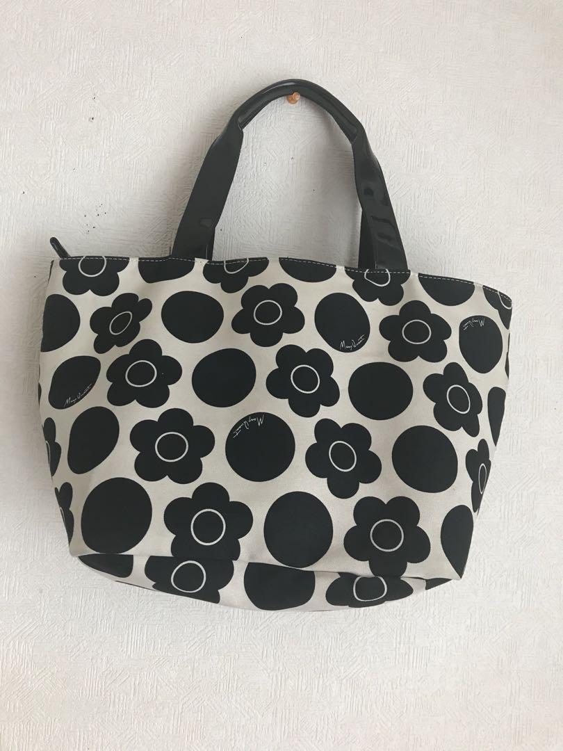 ROSE　マリークワント ハンドバック MARY QUANT/ワンポイント レザレット ハンドルバッグ 限定展開