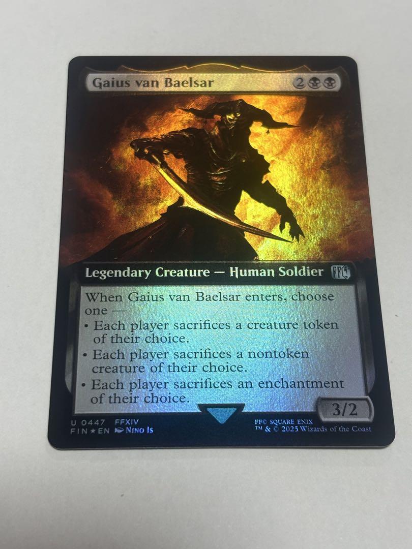 2025激安通販 拡張FOIL ガイウス・ヴァン・バエサル Gaius van Baelsar - メルカリ マジック：ザ・ギャザリング