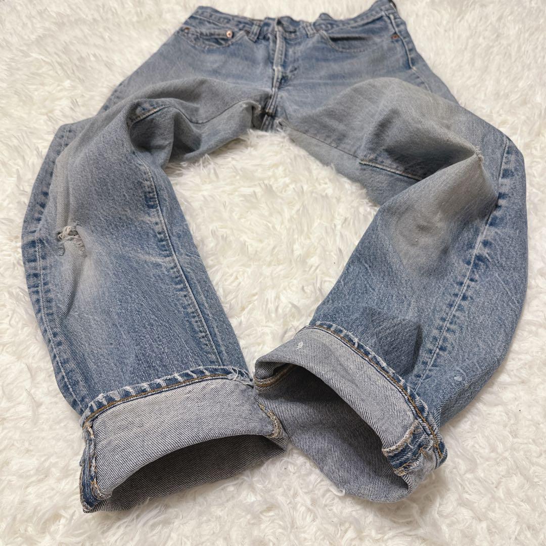 ✨希少✨リーバイス505 66前期 縦落ち 42タロン USA製