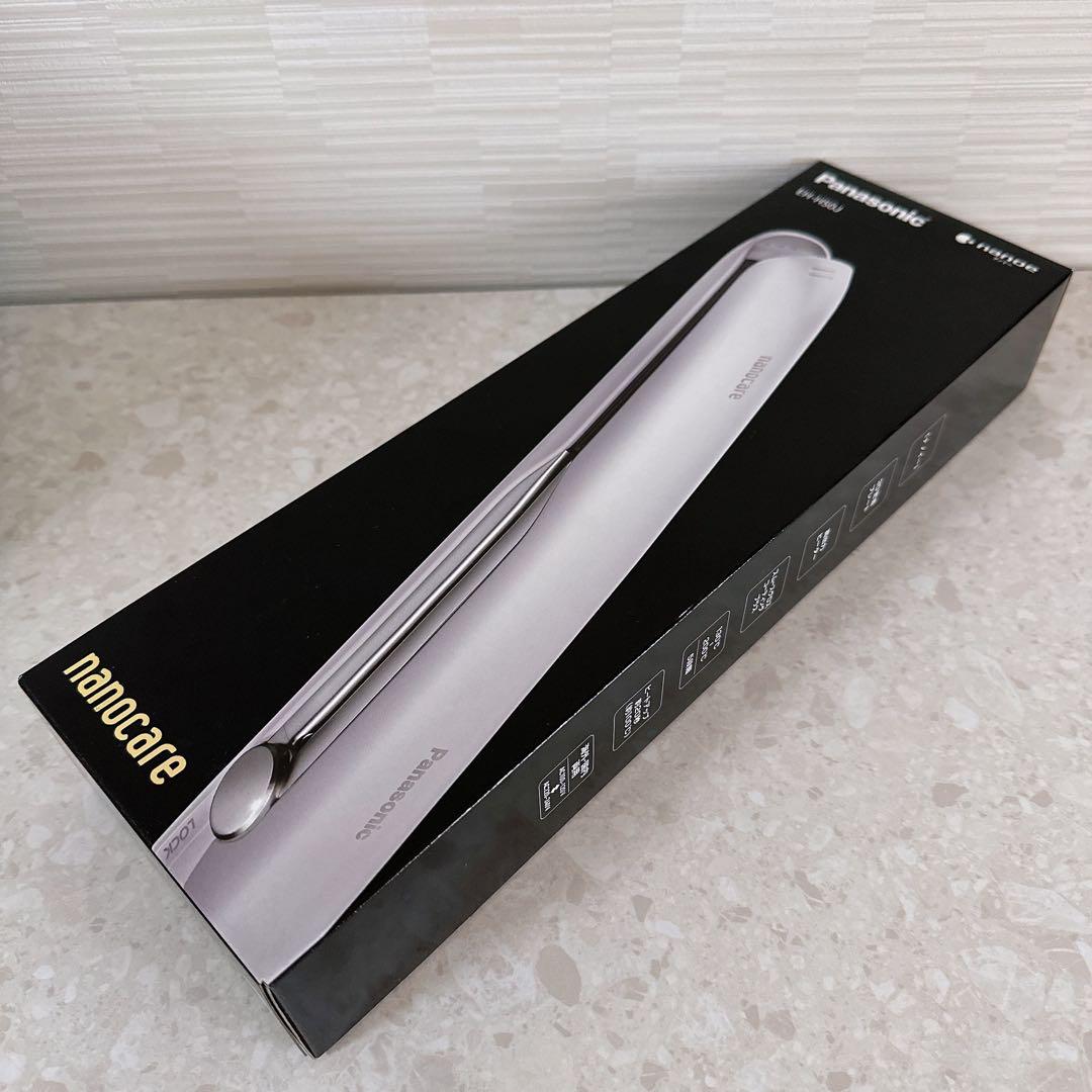 Panasonic ストレートアイロン ナノケア EH-HS0J-W 新品未開封