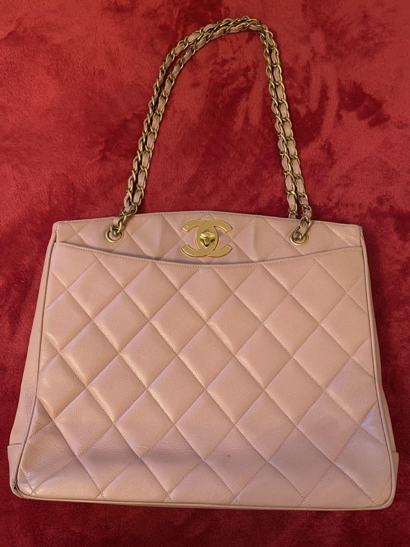 Chanel ピンクベージュ キルティング バッグ バッグ Chanel ピンクベージュ キルティング バッグ バッグ