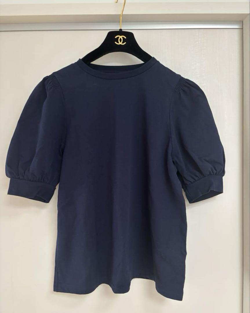 23区川上桃子さん×23区コラボ　エディターズ ボリュームスリーブ Tシャツ