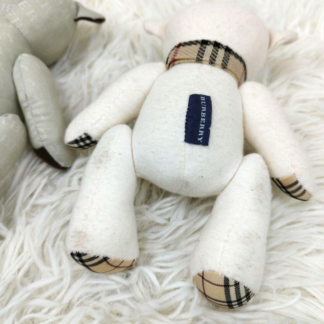 ✨美品 BURBERRY バーバリー テディベア 3体セット ノバチェック 総柄
