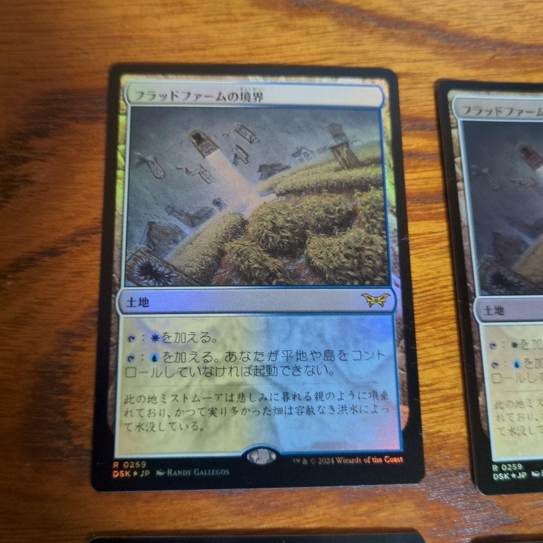 MTG フラッドファームの境界 日本語4枚セット フラッドファームの境界 4枚セット 日本語版foil - メルカリ
