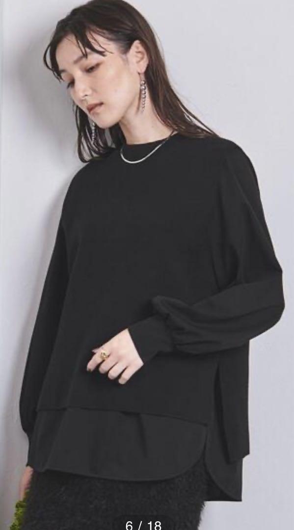 UNITED ARROWS - 【BLACK】ボタン Vネック ニット ベストの通販