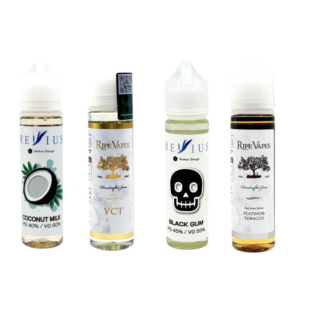美味いで人気の VAPEリキッド 4選セット