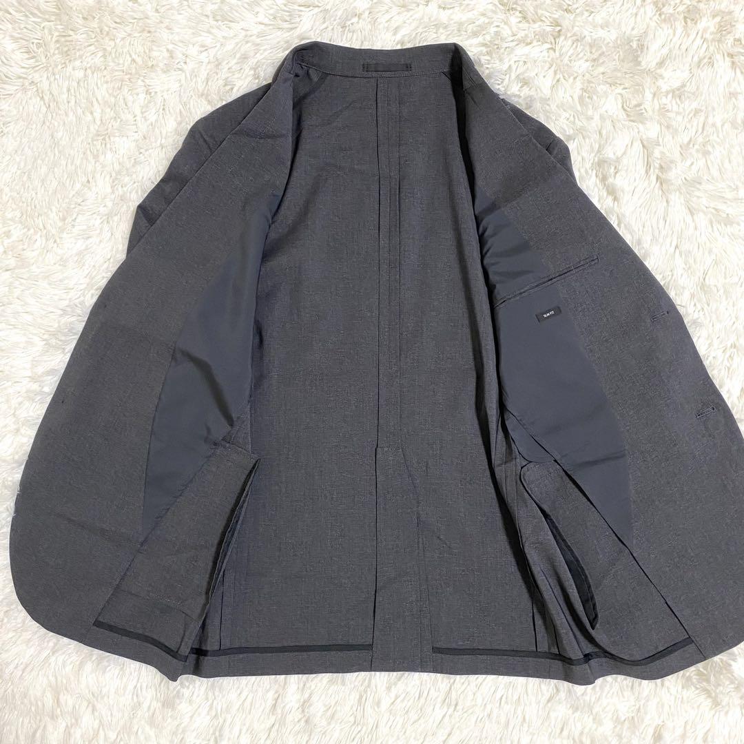 UNIQLO　ユニクロ　感動ジャケット　パンツ　スーツ　セットアップ　グレー　M