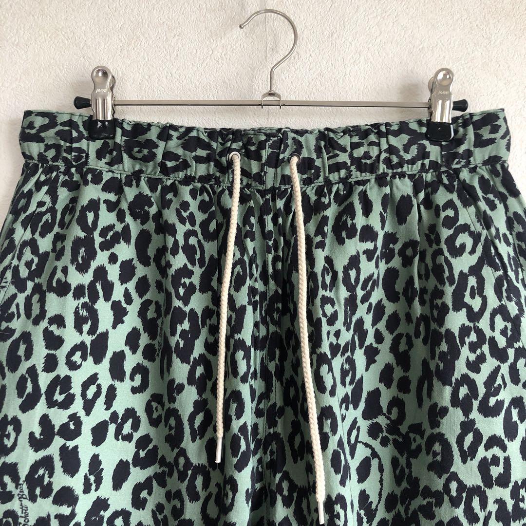 Schott ショット レオパード　豹柄 アロハショーツ L ショートパンツ