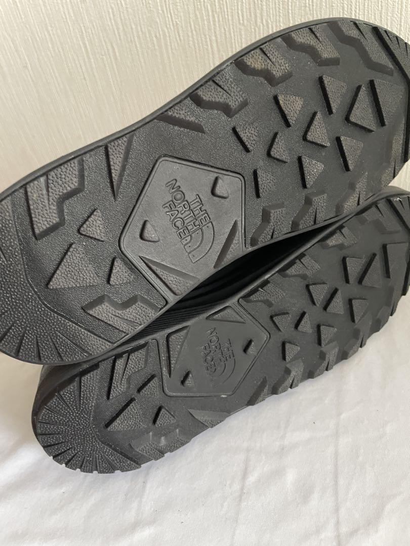 新品|ザノースフェイス黒W NUPTSE BOOTIE WP KNIT MINI