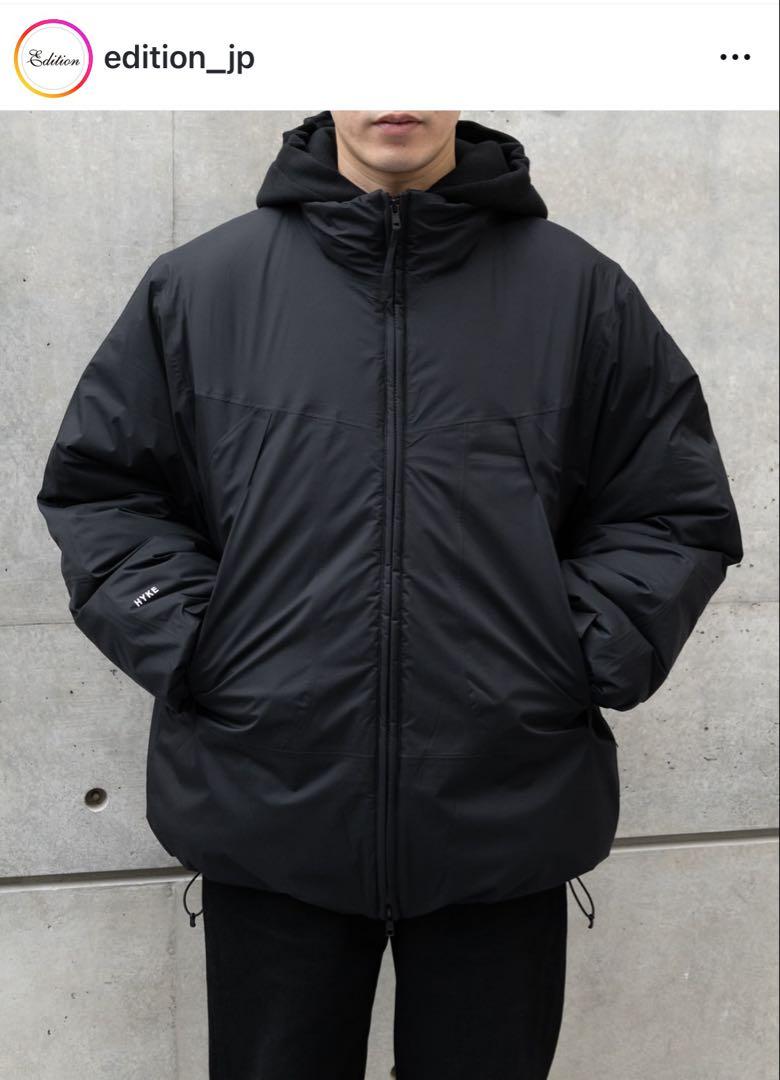 HYKE×Edition PERTEX PUFF JACKET ブラック 5