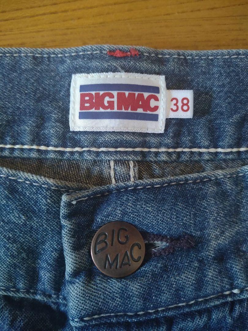 【美品】BIG MAC デニムペインターパンツ ビンテージ加工 Mサイズ