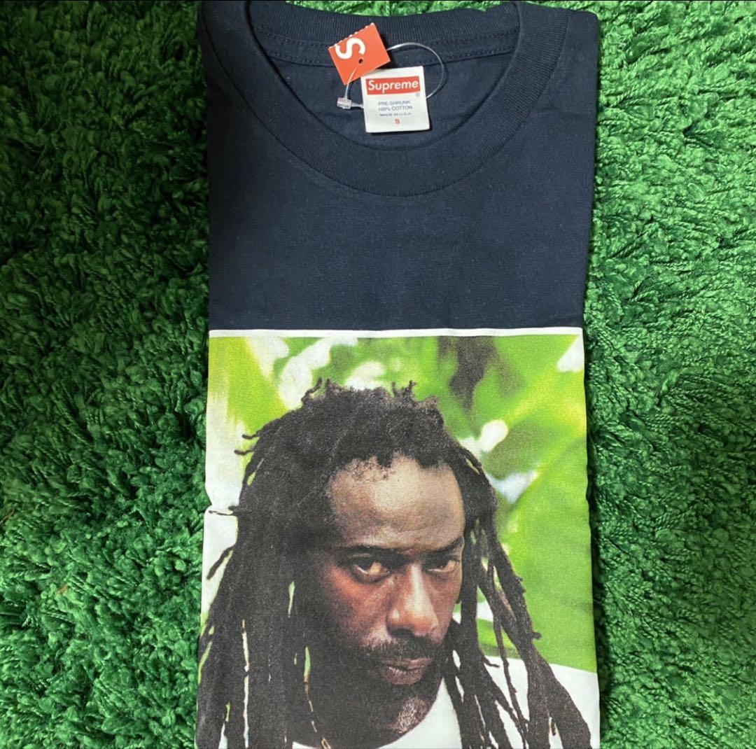 supreme buju bandon Tee ネイビー S