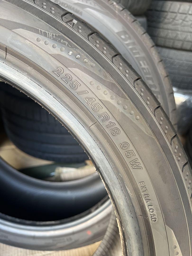深溝 2本 24年製YOKOHAMA RV-03 225/45R18 ミニバン用
