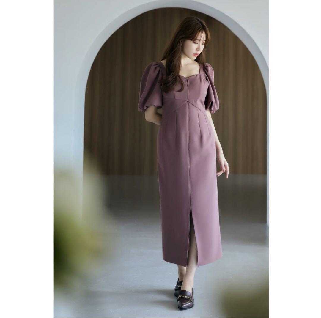 ワンピース herlipto Dreamscape Twill Dress herlipto Twill Dreamscape Dress
