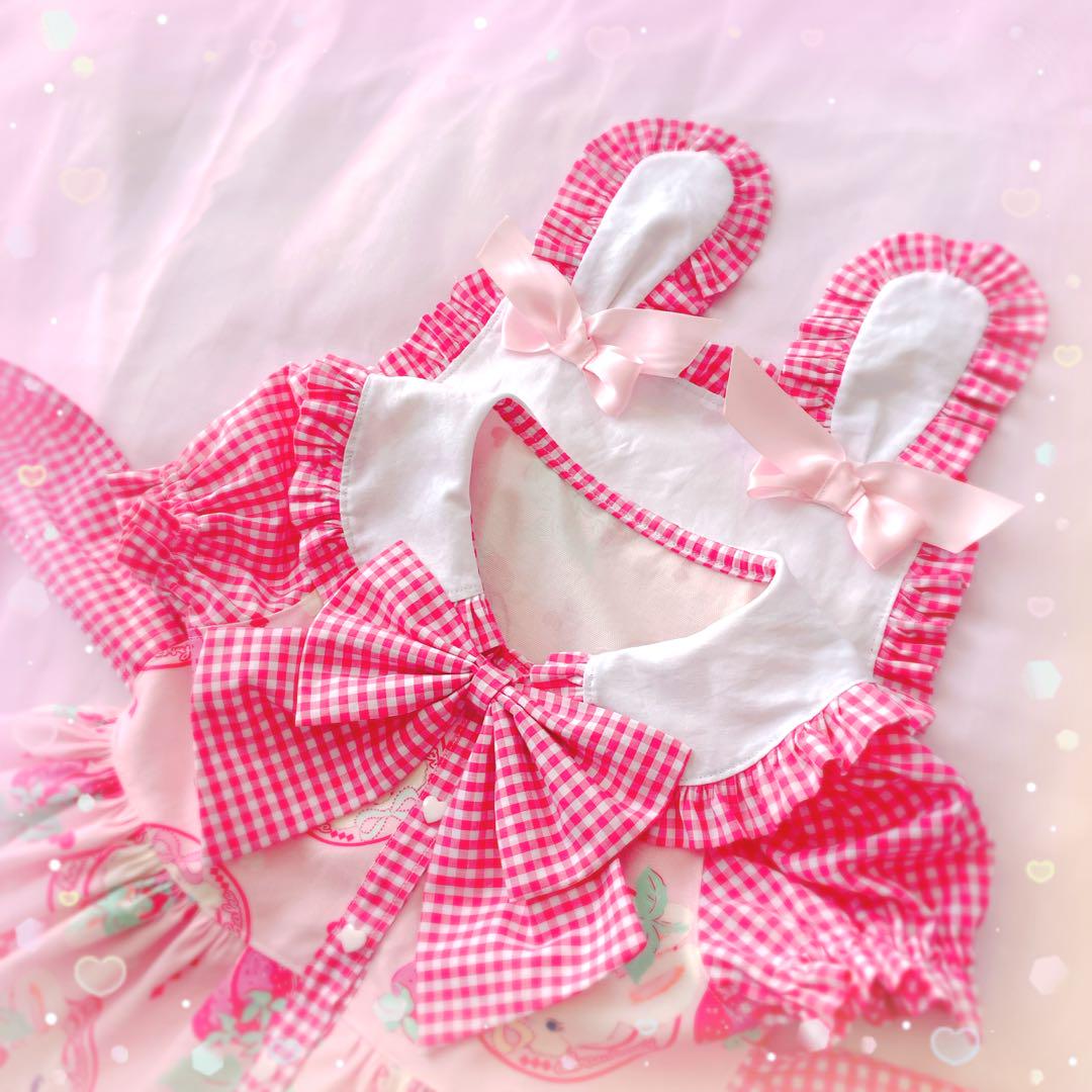ハンドメイド☆うさ耳セーラーワンピース♡