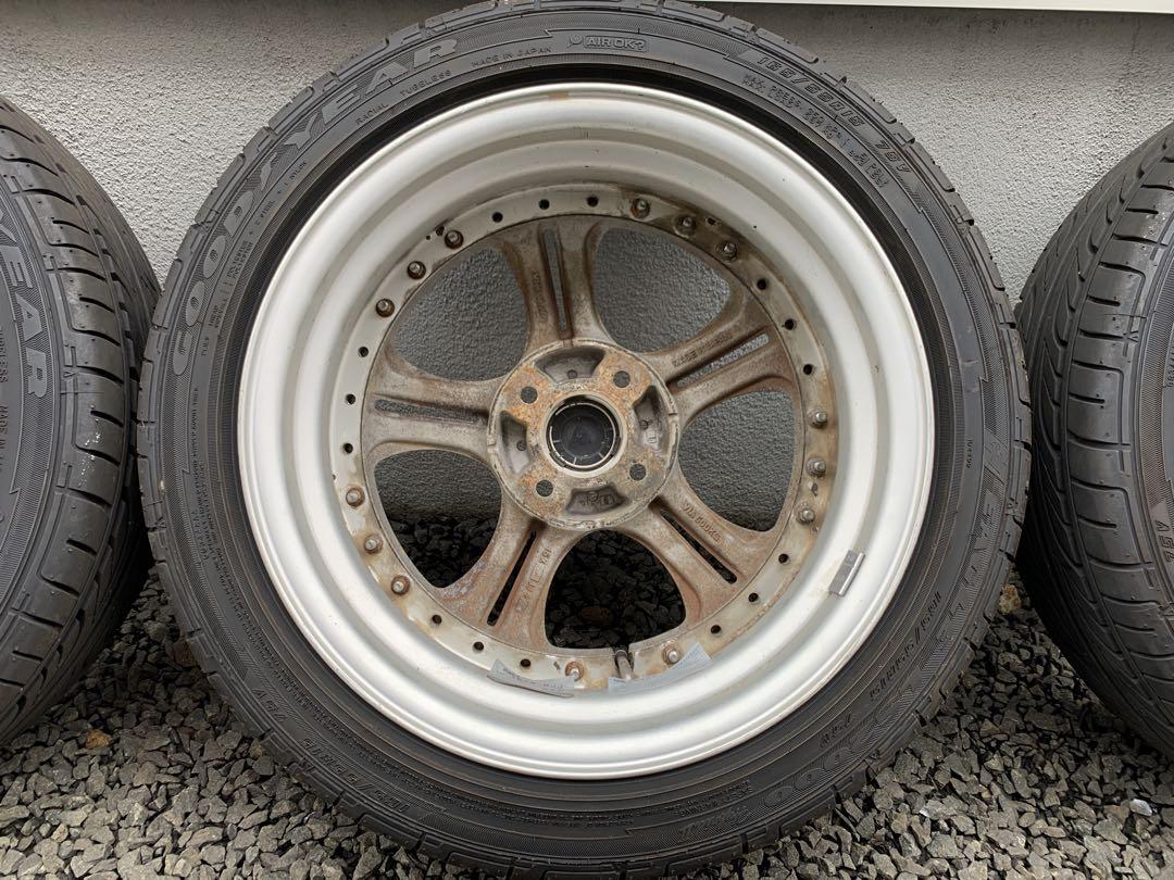 バリ山2024年製夏タイヤ付　165/55R15 WORK ユーロライン　②