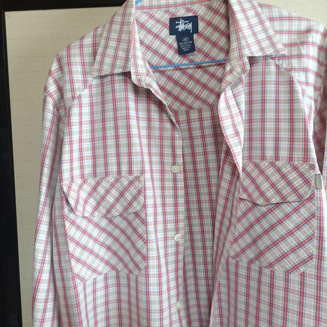 Stussy チェック柄 長袖シャツ