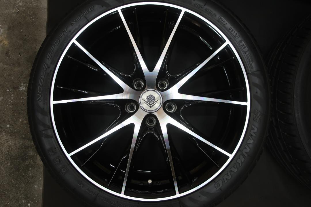 激安 良好 シュタイナー ブラポリ 19×8J+45 バリ溝 245/40R19