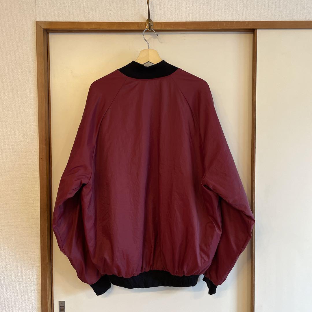80s USA製 オーバーサイズ 中綿 キルティング ナイロン ジャケット JK